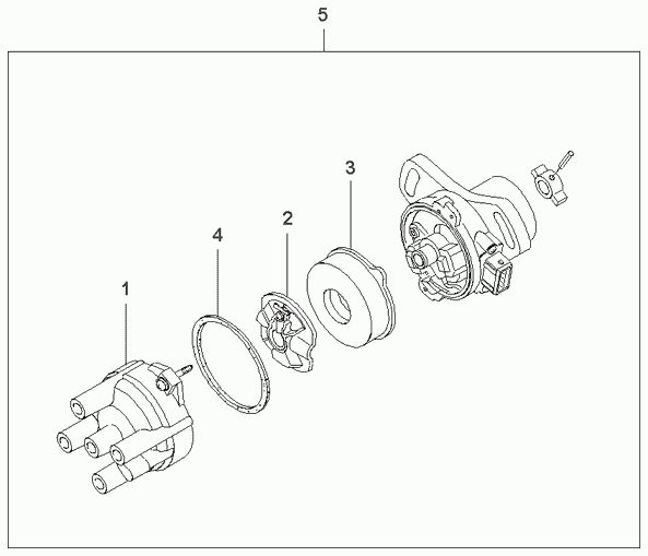 Hyundai 0BP05-18-V05 - Aizdedzes sadalītāja rotors www.autospares.lv