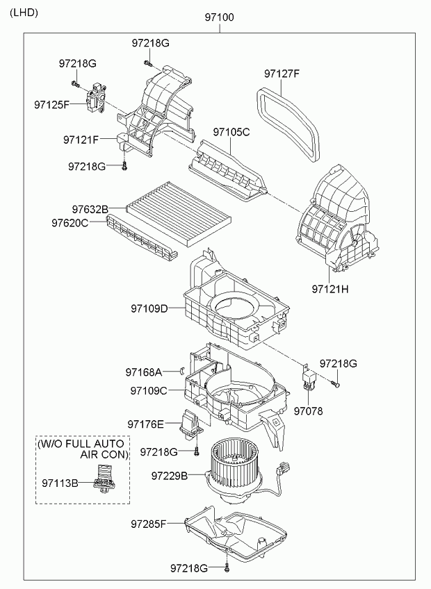 Hyundai 97133-1H000 - Filtrs, Salona telpas gaiss www.autospares.lv