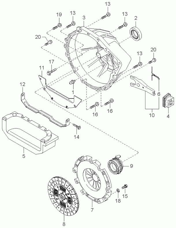 Buessing 0K72A-16-510 - Sajūga komplekts autospares.lv