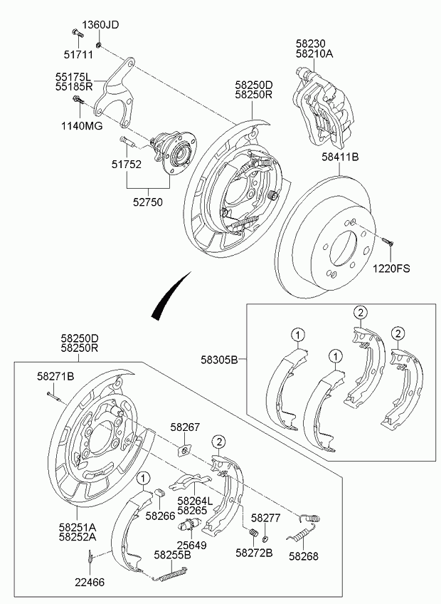 KIA 1140610356K - Riteņa rumbas gultņa komplekts autospares.lv