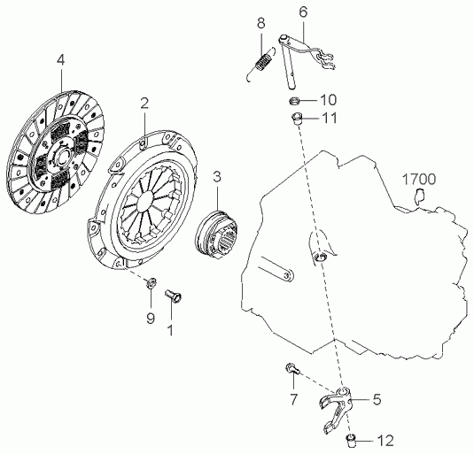 Buessing 0K30A-16-460 - Sajūga komplekts autospares.lv