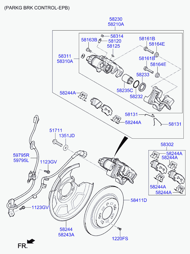 KIA 58411D4650 - Bremžu diski www.autospares.lv