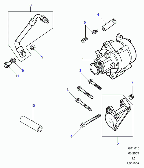 Rover ERR6999 - Ģenerators autospares.lv