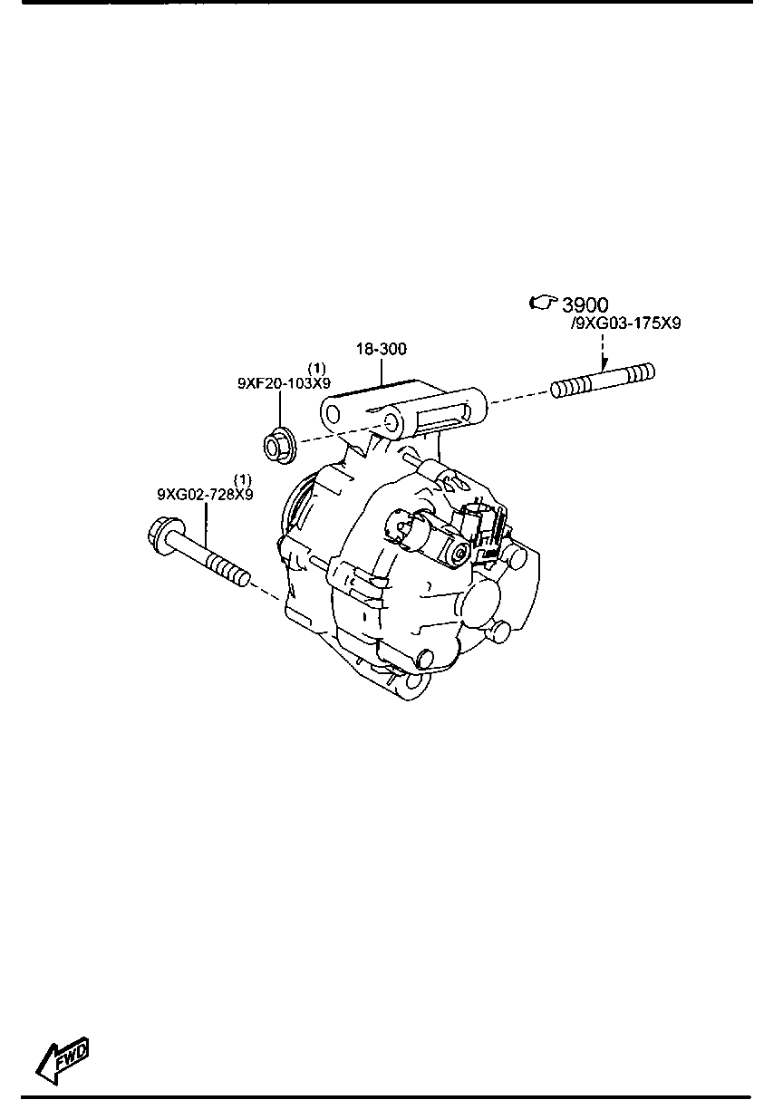 MAZDA C201-18-300 - Ģenerators www.autospares.lv