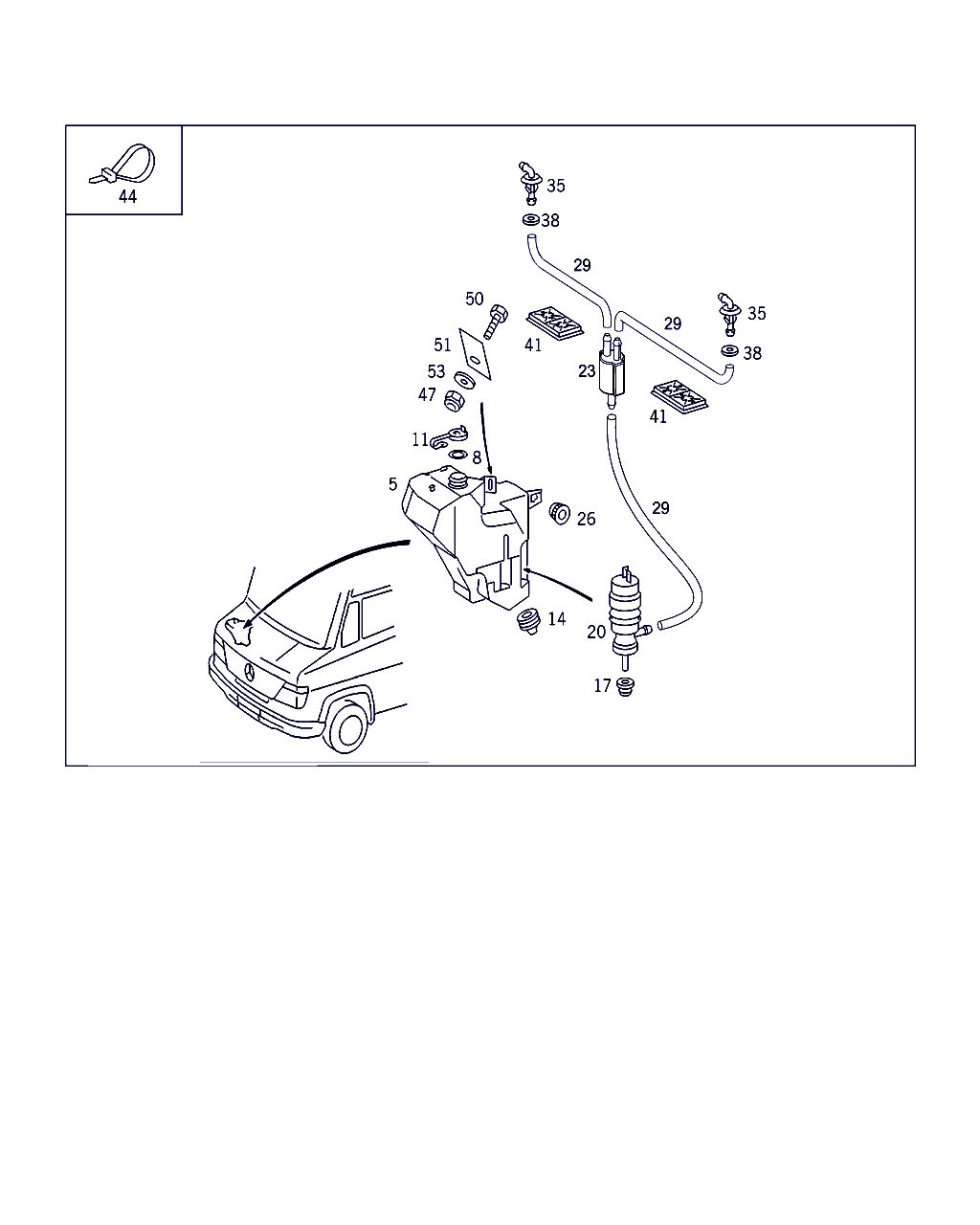 Evobus A 000 869 36 21 - Ūdenssūknis, Stiklu tīrīšanas sistēma autospares.lv