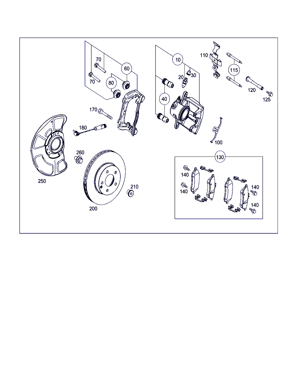 Mercedes-Benz A 204 421 31 81 - Bremžu suports autospares.lv