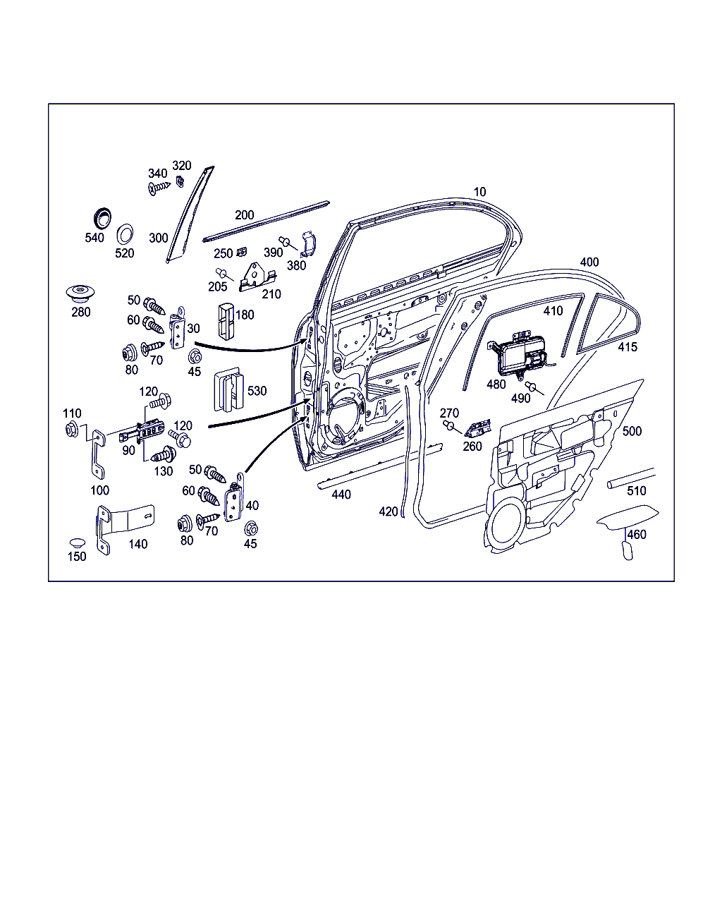 Mercedes-Benz A 211 730 01 78 - Durvju blīvējums autospares.lv