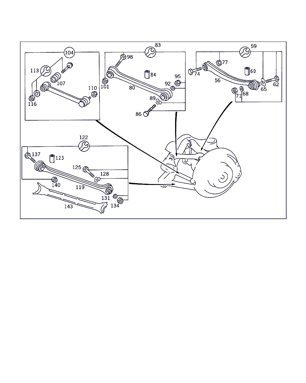 Mercedes-Benz A 210 350 34 06 - Neatkarīgās balstiekārtas svira, Riteņa piekare www.autospares.lv