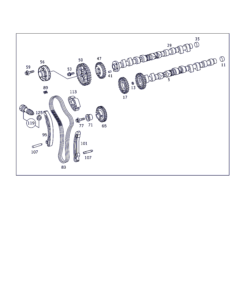 Mercedes-Benz A 611 050 02 11 - Tensioner, timing chain www.autospares.lv