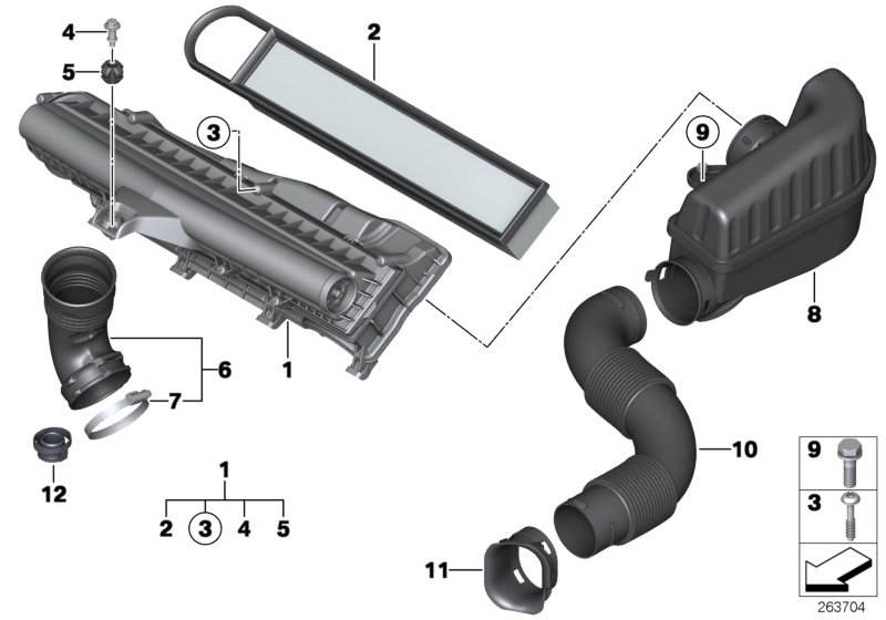 PEUGEOT 13717534825 - Gaisa filtrs autospares.lv