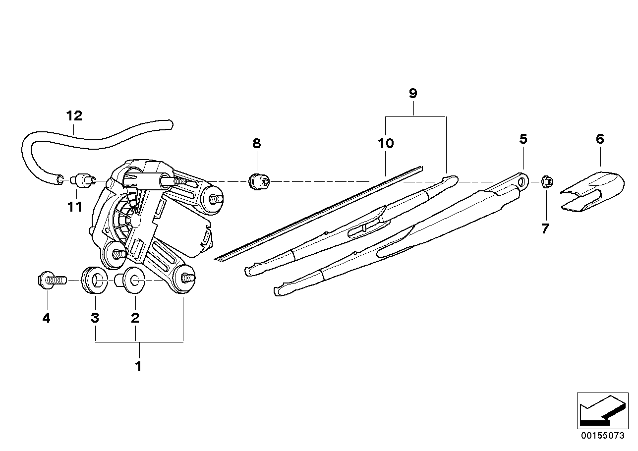 BMW 61 62 7 129 280 - Wiper Blade www.autospares.lv