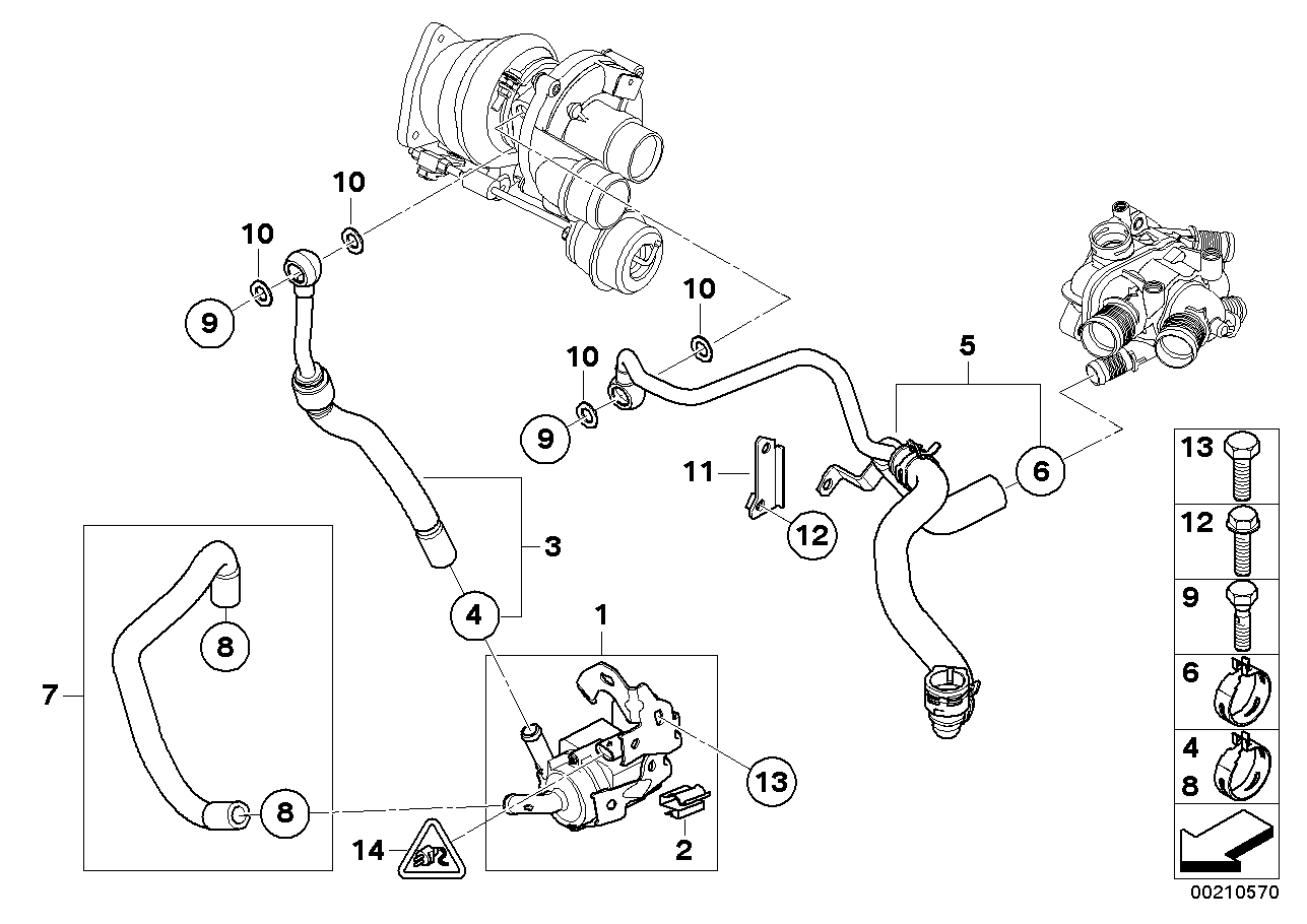 BMW 11537630368 - Ūdenssūknis autospares.lv