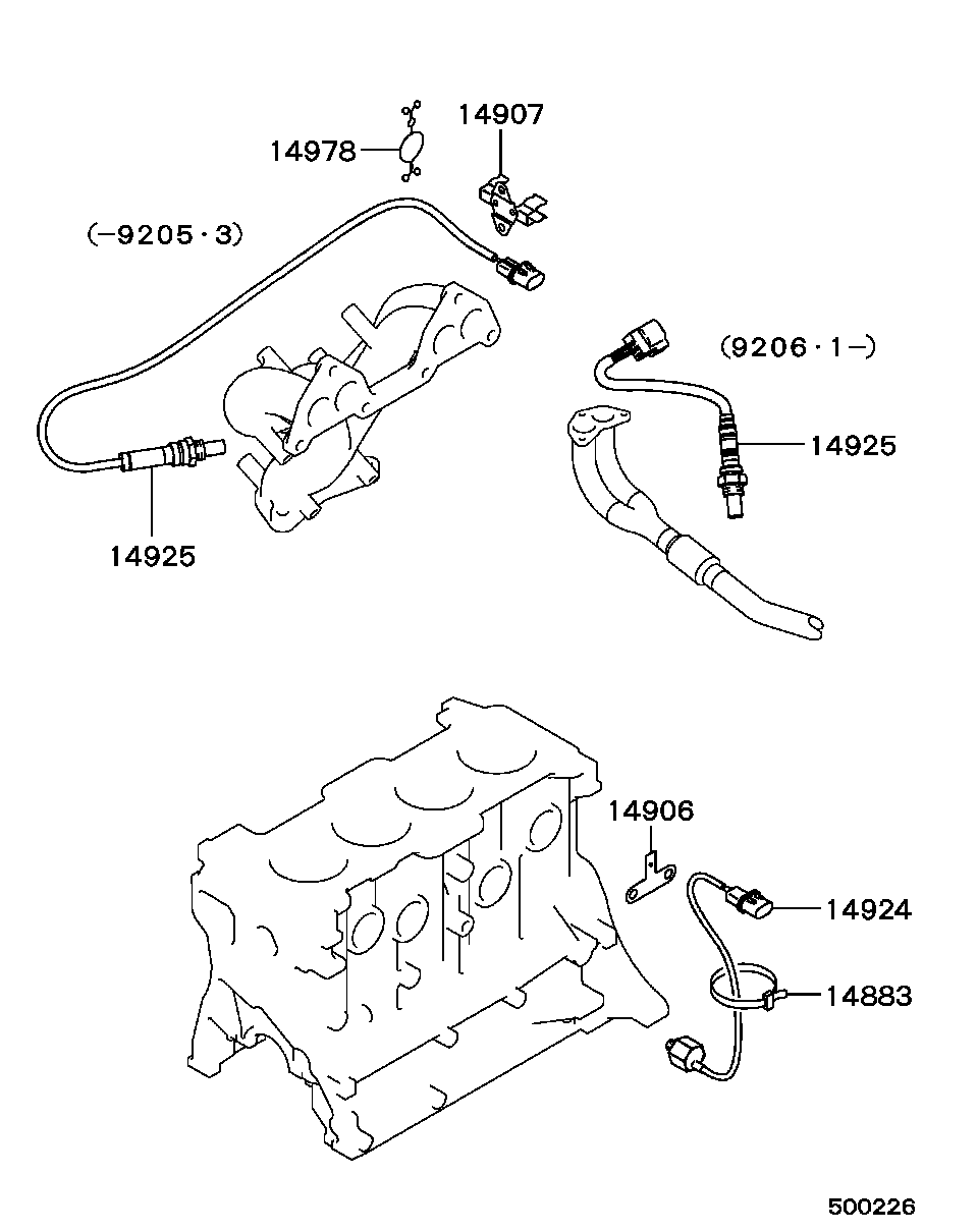 Plymouth MD147878 - Lambda zonde autospares.lv