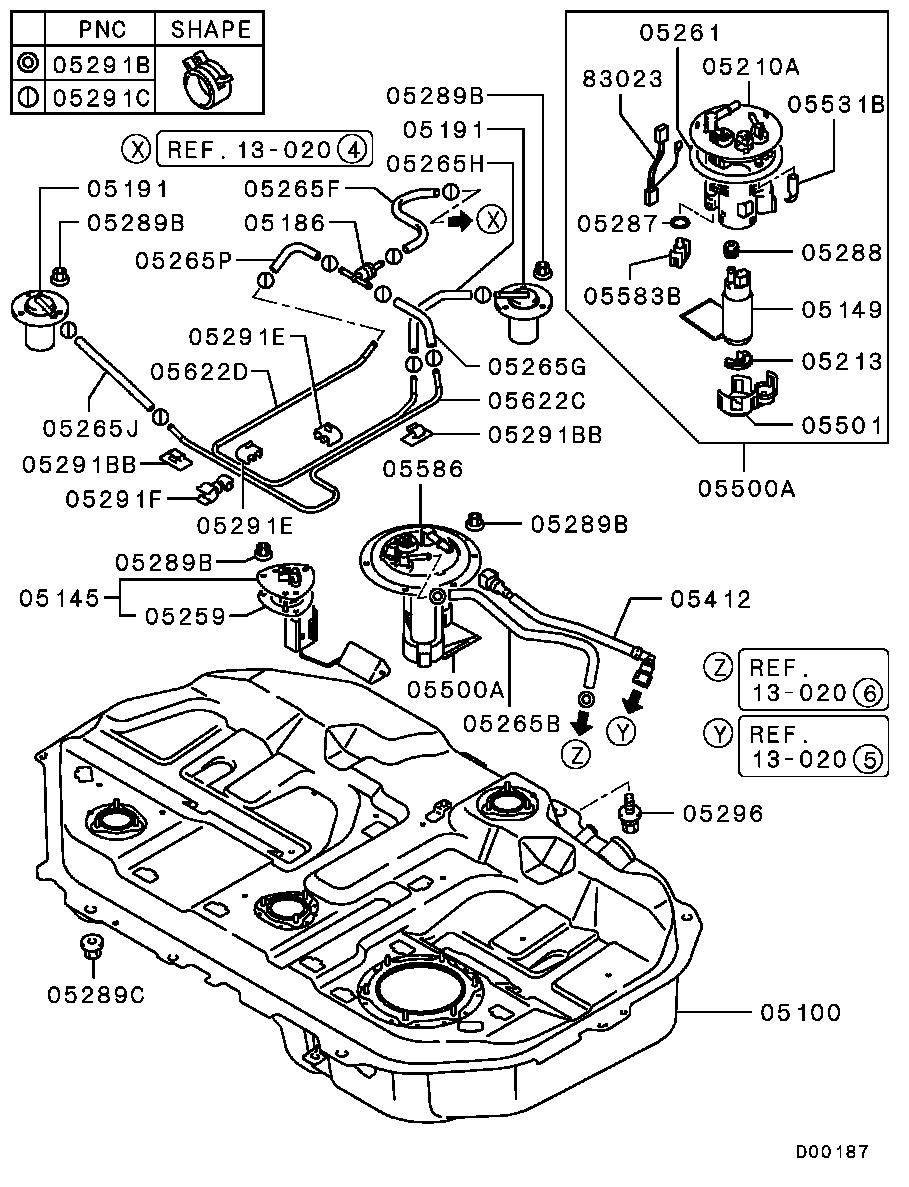 Mitsubishi MR552781 - Degvielas filtrs autospares.lv