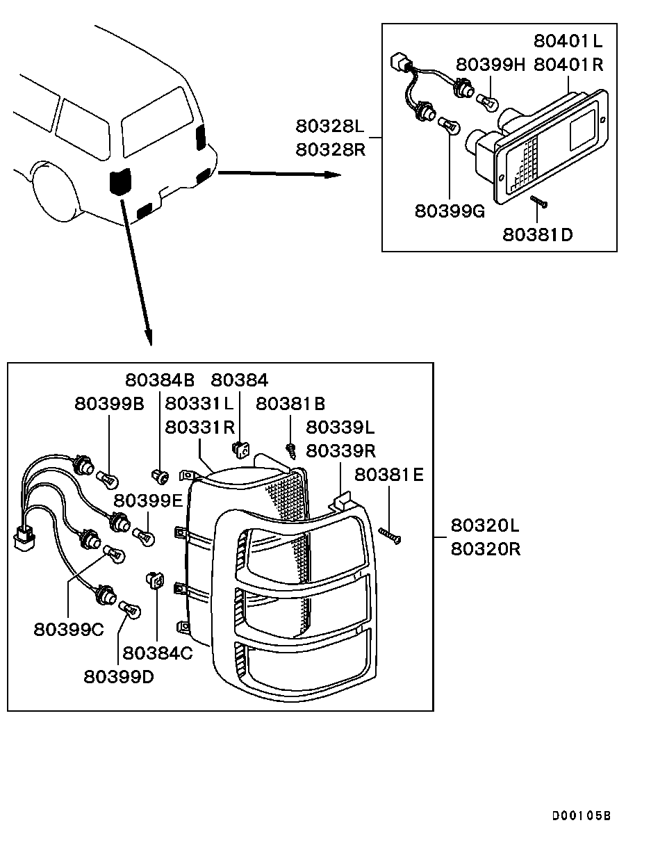 Mitsubishi MS 820044 - Kvēlspuldze autospares.lv