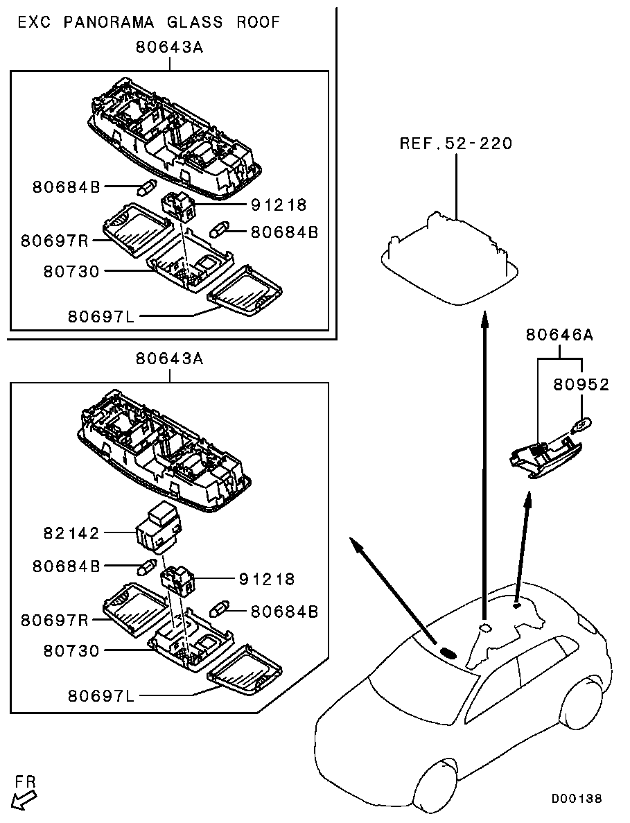 Mitsubishi MF 820513 - Лампа накаливания, освещение щитка приборов www.autospares.lv