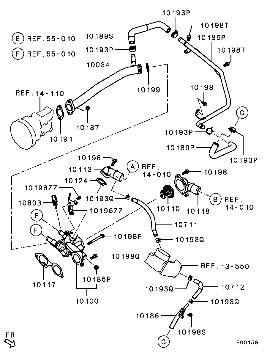 Mitsubishi MN187250 - Termostats, Dzesēšanas šķidrums autospares.lv