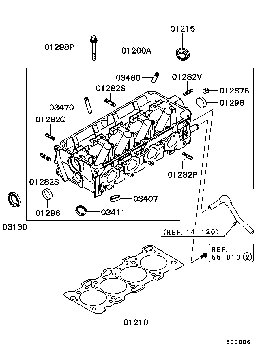 Mitsubishi MD17 2530 - Vārsta vadīkla autospares.lv