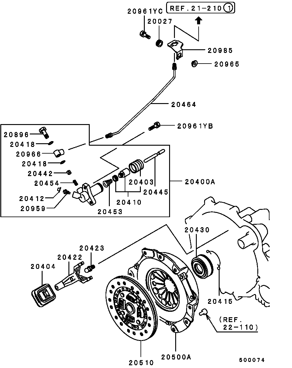 Mitsubishi MD735733 - Sajūga piespiedējdisks autospares.lv