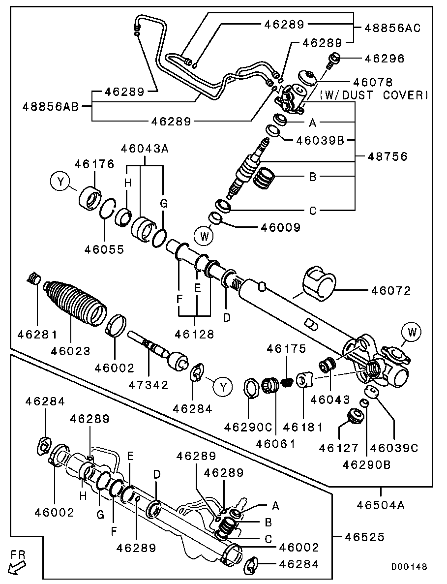 Mitsubishi 4410A173 - Aksiālais šarnīrs, Stūres šķērsstiepnis autospares.lv