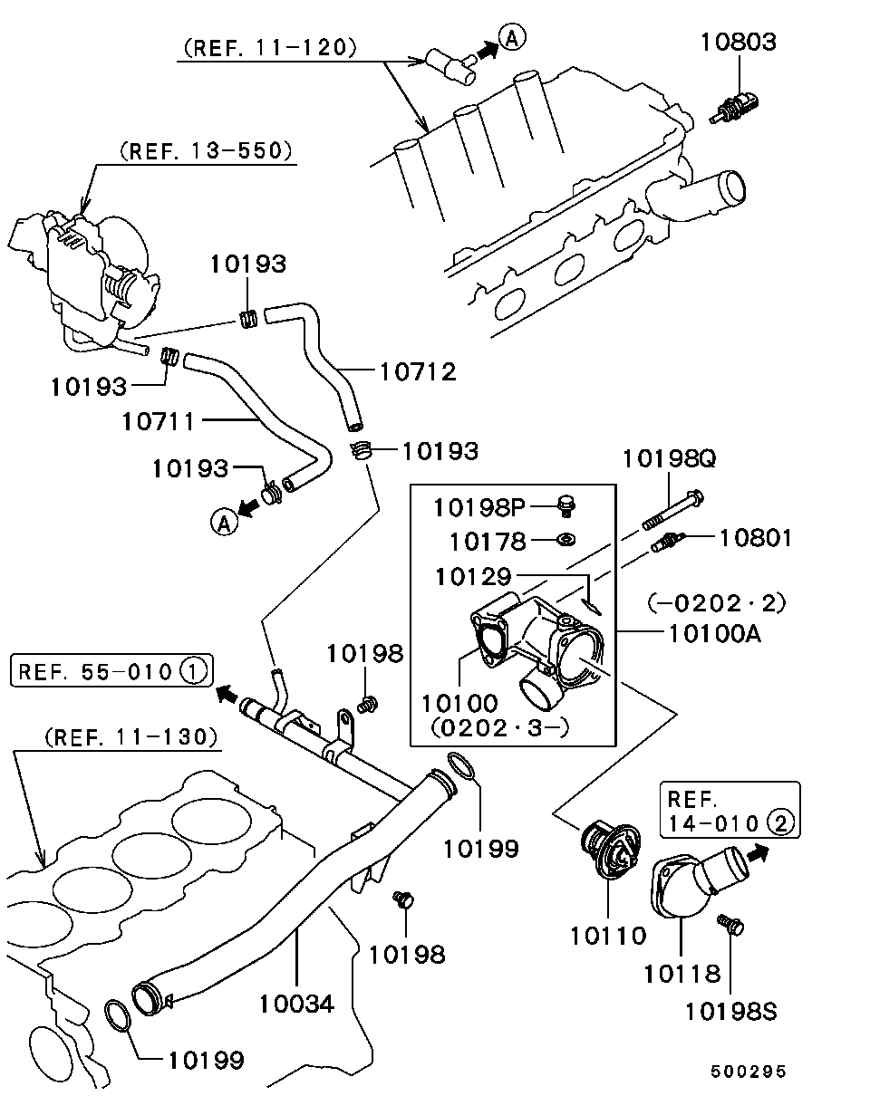 Suzuki MD310106 - Термостат охлаждающей жидкости / корпус www.autospares.lv