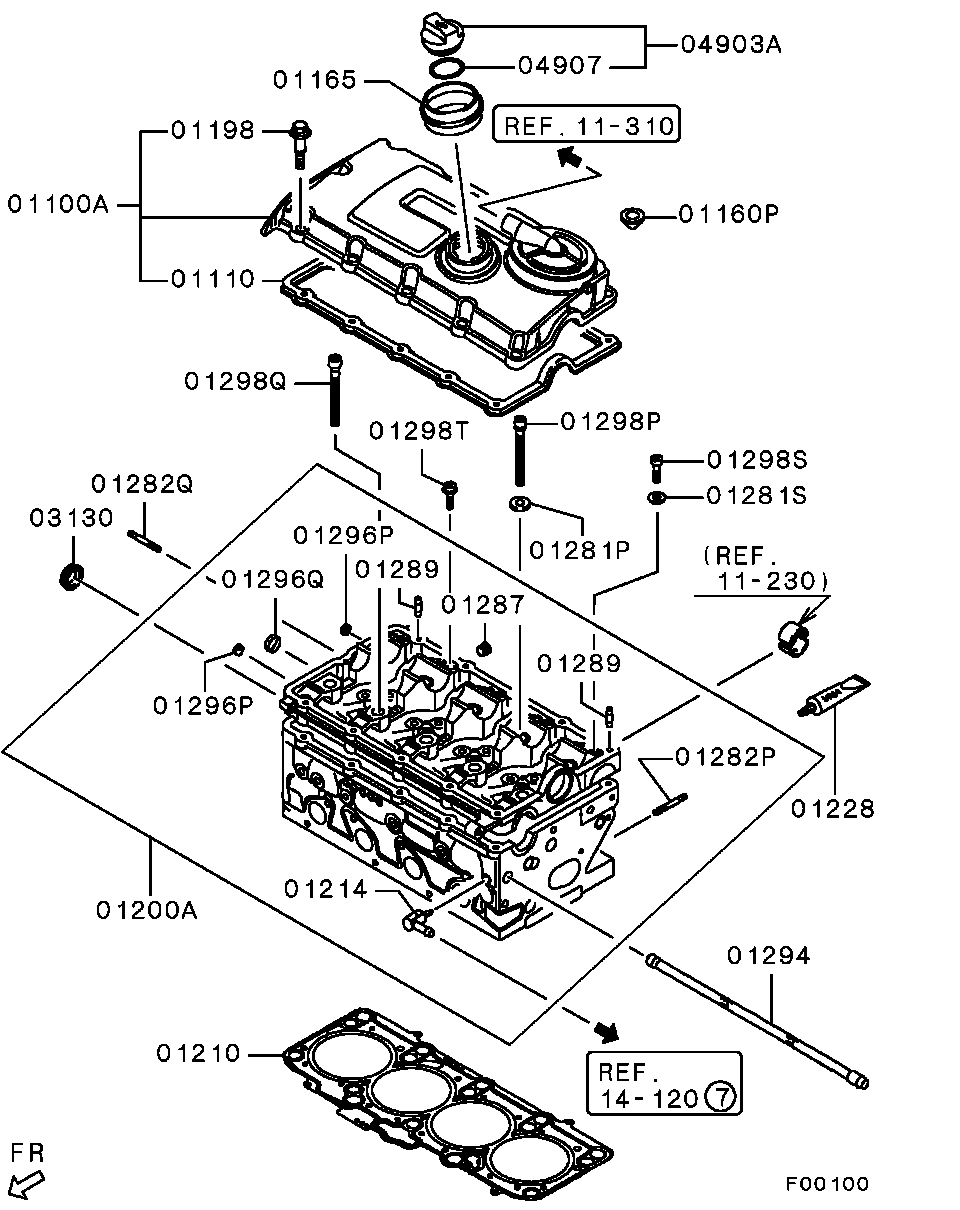 Mitsubishi MN980030 - Vārpstas blīvgredzens, Sadales vārpsta autospares.lv