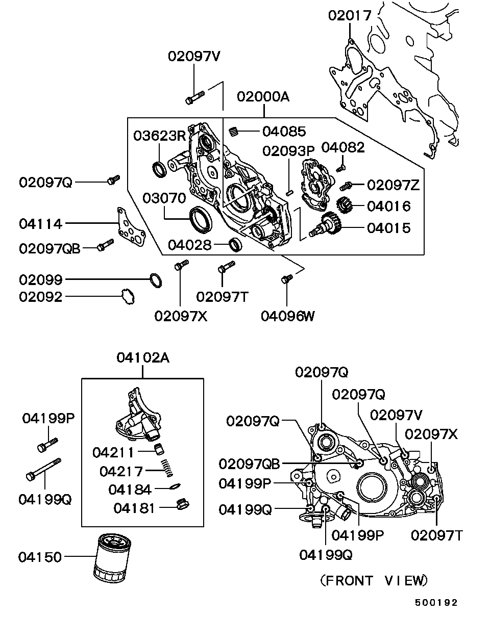 Mitsubishi MD041021 - Blīve, Ieplūdes kolektors autospares.lv