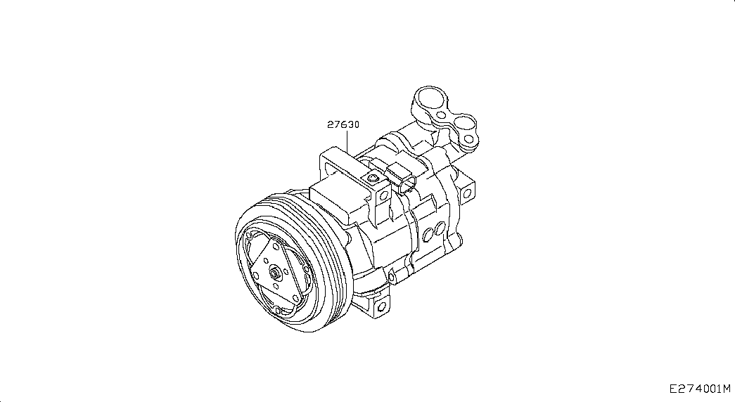 RENAULT 926004EB0A - Kompresors, Gaisa kond. sistēma autospares.lv