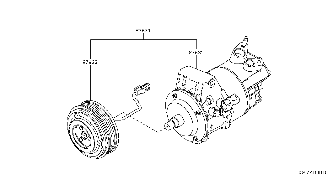 NISSAN 92600-ZW70J - Kompresors, Gaisa kond. sistēma autospares.lv