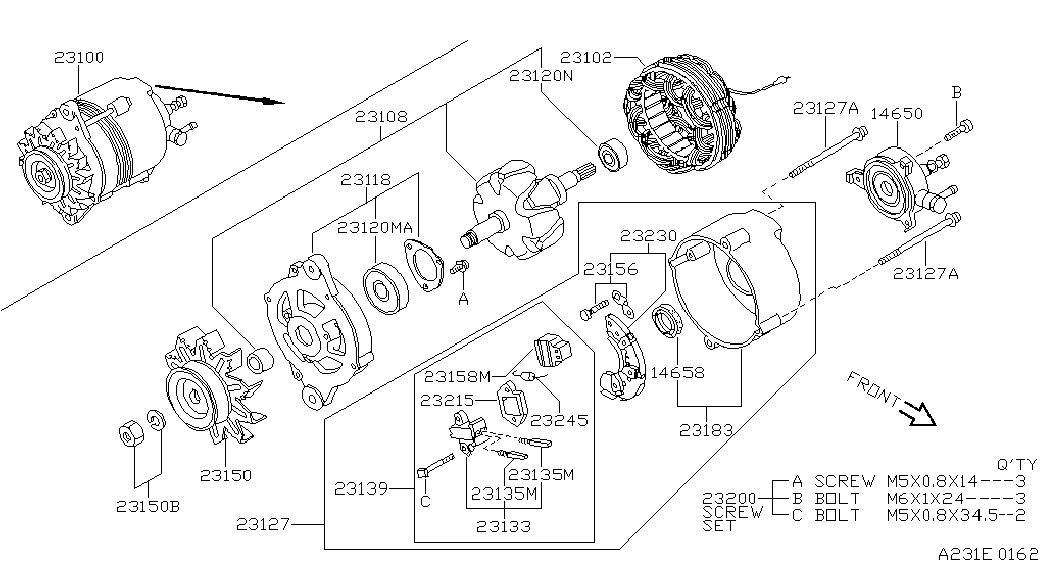 Infiniti 2321554A00 - Ģeneratora sprieguma regulators autospares.lv