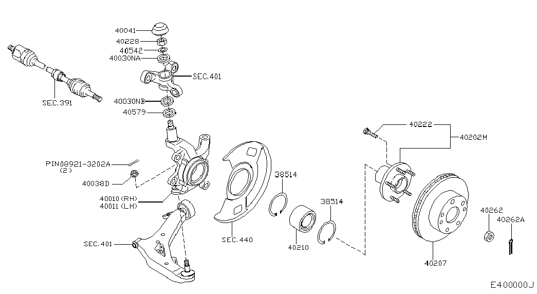 NISSAN 40206-4U107 - Bremžu diski autospares.lv