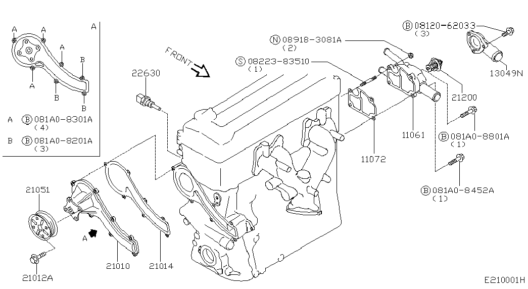 KIA 212009F600 - Coolant thermostat / housing www.autospares.lv