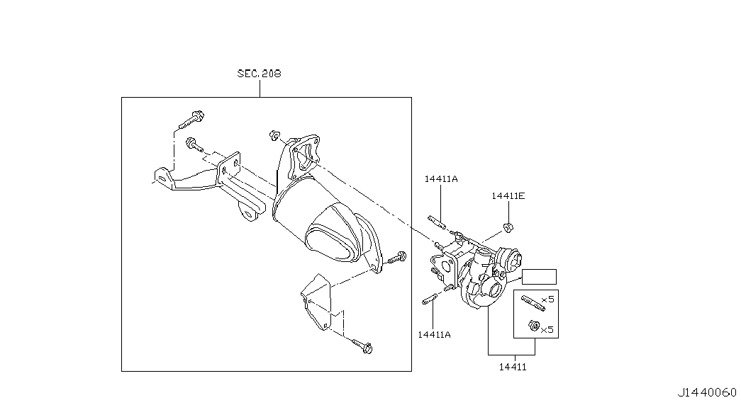 NISSAN 14411BN700* - Kompresors, Turbopūte autospares.lv