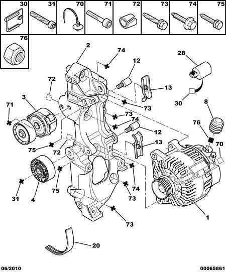 PEUGEOT 5705 JV - Ģenerators autospares.lv