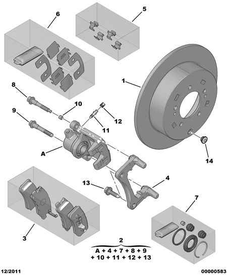 Mitsubishi 4253 90 - Brake Pad Set, disc brake www.autospares.lv