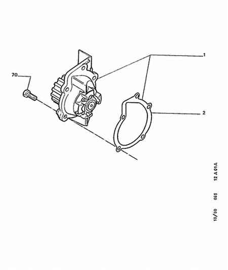 PEUGEOT 1201.91 - Water Pump www.autospares.lv