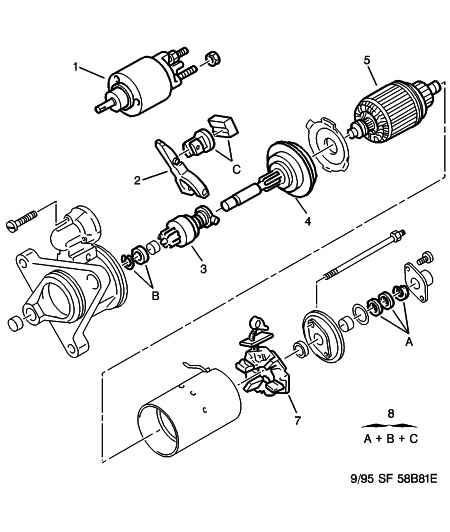 PEUGEOT 5835 A4 - Zobrats, Starteris www.autospares.lv