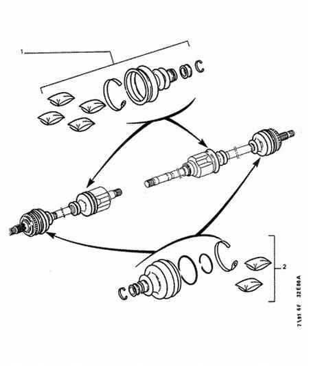 CITROËN/PEUGEOT 3293 59 - Bellow, drive shaft www.autospares.lv