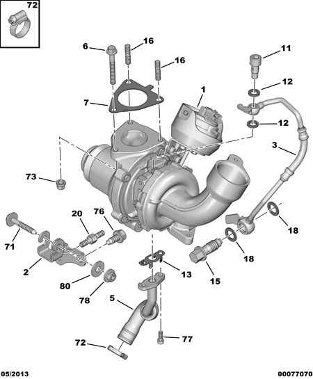 FIAT 96 770 627 80 - Kompresors, Turbopūte autospares.lv