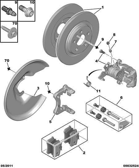 Skoda 4252 32 - Тормозные колодки, дисковые, комплект www.autospares.lv