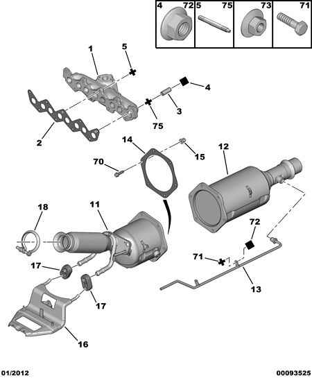 PEUGEOT 1731 Z2 - Nosēdumu / Daļiņu filtrs, Izplūdes gāzu sistēma autospares.lv