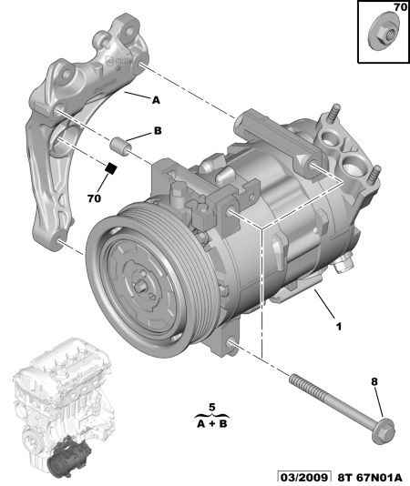 DS 6487 40 - Kompresors, Gaisa kond. sistēma autospares.lv