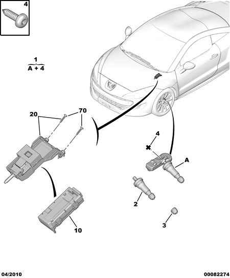 CITROËN 5430 W0 - Riteņu grieš. ātruma devējs, Riepu spiediena kontroles sist. www.autospares.lv