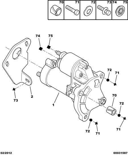 PEUGEOT 5802.F6 - Starter www.autospares.lv