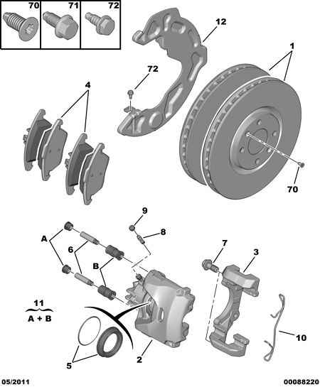 CITROËN 4249 L3 - Bremžu diski autospares.lv