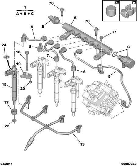 DS 16 068 717 80 - ENGINE INJECTOR SEAL www.autospares.lv