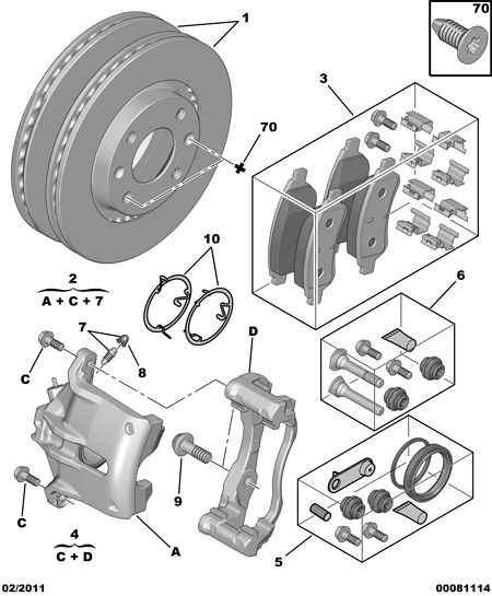 Opel 4249 84 - 2 FRONT DISKS KIT, VENTILATED www.autospares.lv