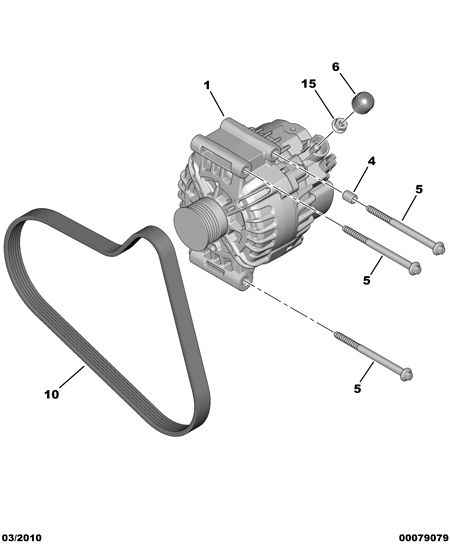 CITROËN 5750 YN - V-Ribbed Belt www.autospares.lv