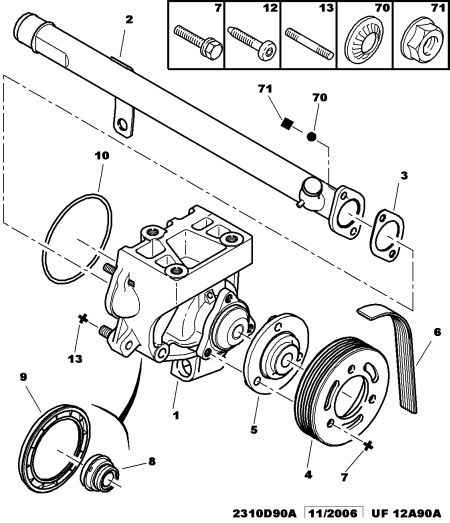 PEUGEOT (DF-PSA) 1280 67 - V-Ribbed Belt www.autospares.lv