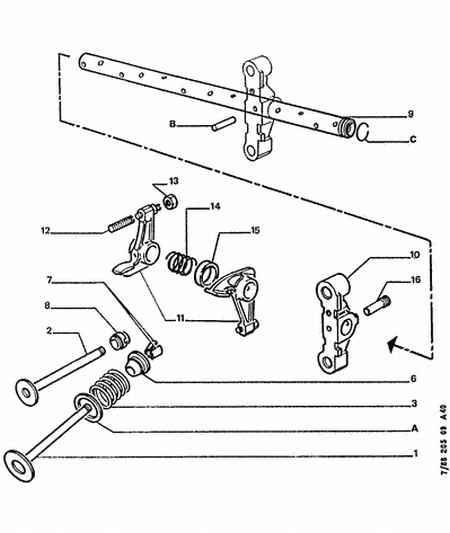 CITROËN 0956 28 - Seal Set, valve stem www.autospares.lv